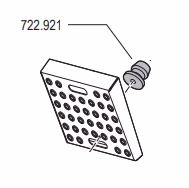 Arrêt de porte mâle + butée femelle Berthoud 722921 origine
