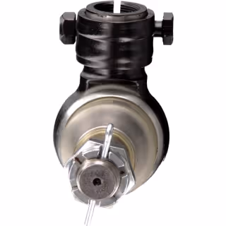 Articulation pour cylindre hydraulique de direction avec écrou crénelé et goupille fendue