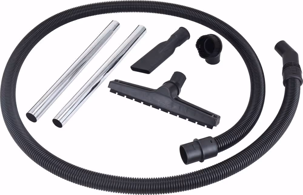 ASPIRATEUR 60L EAU ET POUSSIERES 2400W CUVE INOX - 2 MOTEURS- TUYAU 2M