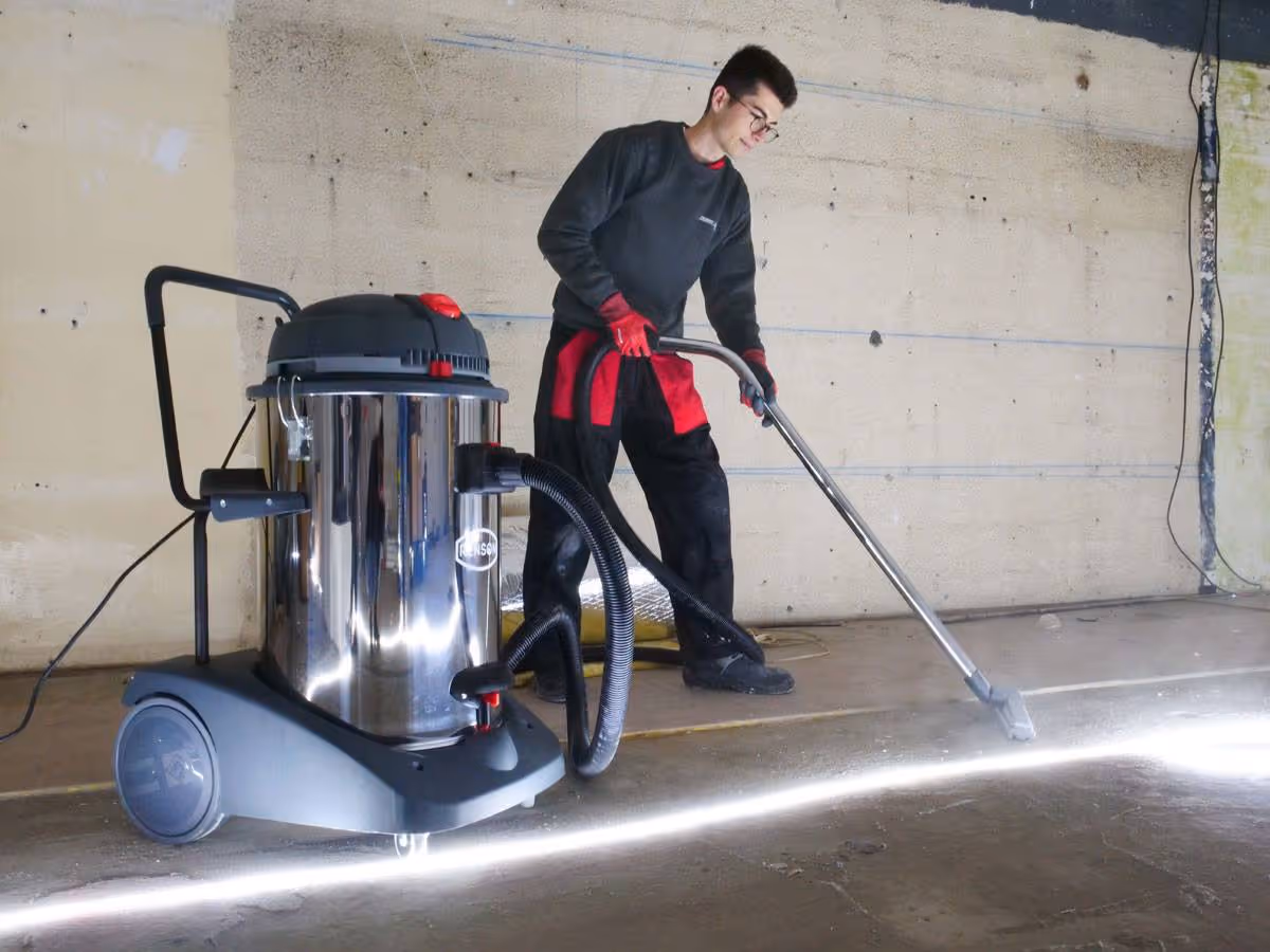 Aspirateur i783 eau&poussière cuve inox 78l - 3 moteurs