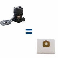 Aspirateur p211-1 certifié m lot de sacs offert