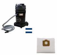 Aspirateur p371-1 certifié m lot de sacs offert