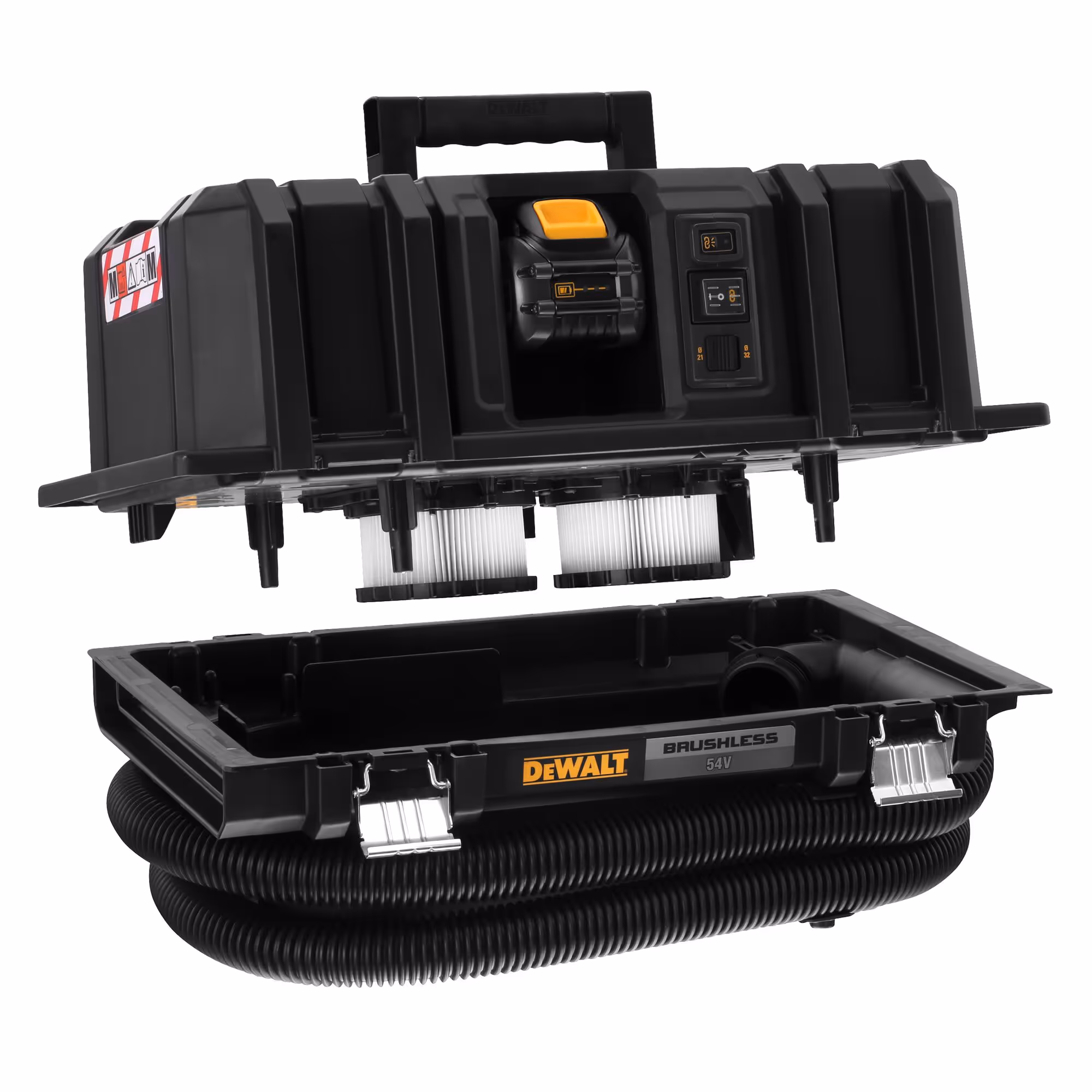 Aspirateur TSTAK XR FLEXVOLT 54V 2Ah Li-Ion Brushless eau et poussières - Classe M
