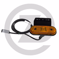 ASPÖCK Feu - SML 24V, Unipoint I LED jaune,1.500 mm, support angulaire vers l'avant, connexion P&R, connexion enfichable 2 pôles à l'arrière