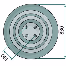 Assiette faucheuse Galfré inférieure 64705011f Origine