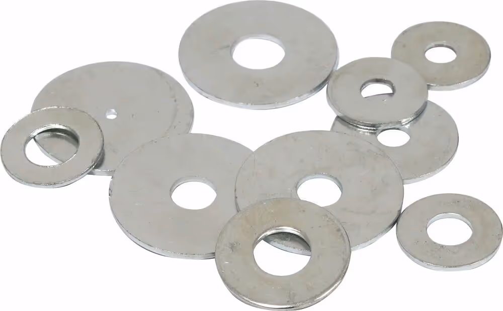 ASSORTIMENT 240 RONDELLES EN ACIER 20X6 A 32X12MM