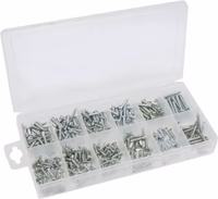 ASSORTIMENT 240 VIS AUTO TARAUDEUSES METAL / BOIS - M4 A M10