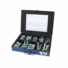 Assortiment de boulons, 12 -16 (DIN 931/933) 92 pièces Metal Case