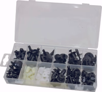 ASSORTIMENT DE CLIPS DE FIXATION EN PLASTIQUE  - BMW MINI -112 PCS