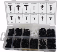 ASSORTIMENT DE CLIPS DE FIXATION EN PLASTIQUE  - FORD- 169 PCS