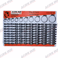 Assortiment de colliers de serrage (92 pièces)