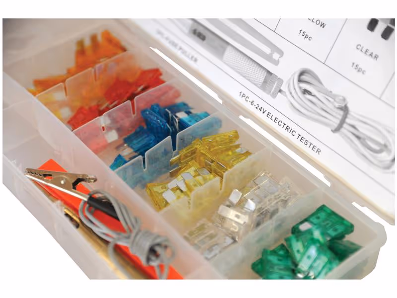Assortiment fusibles enfichables ,93 pièces