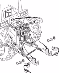 Attellage automatique rapide - Cat. II