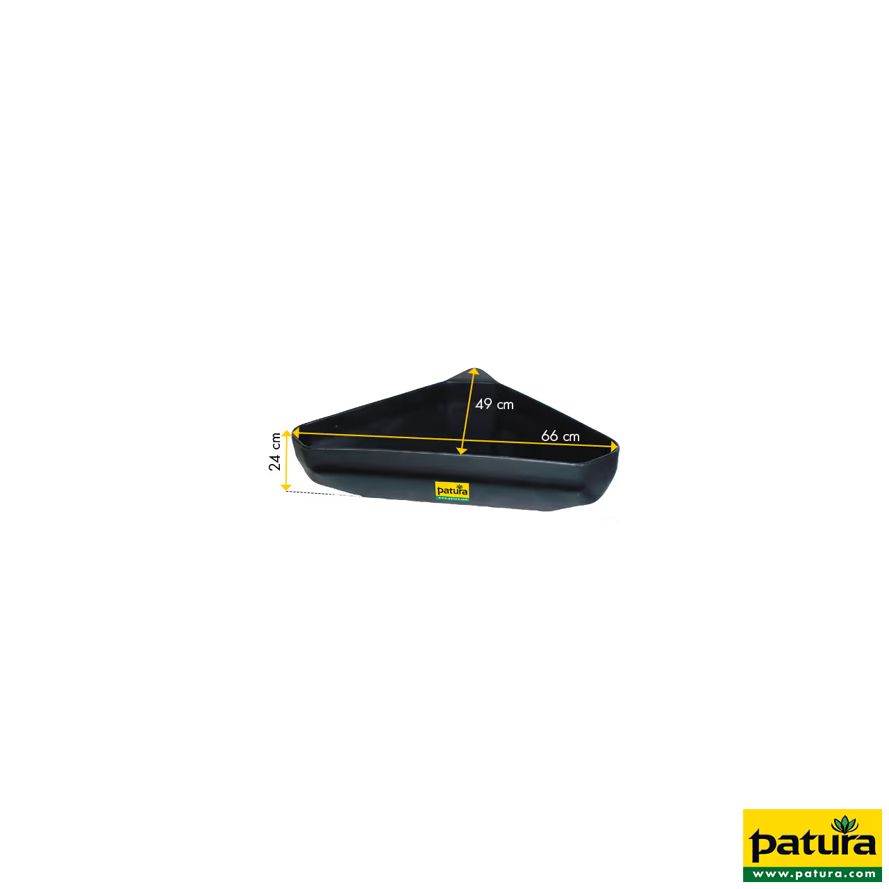 Auge d'angle en plastique, 21 L