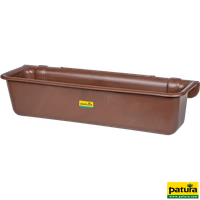 Auge longue en plastique marron, 42 l pour suspension sur tubes