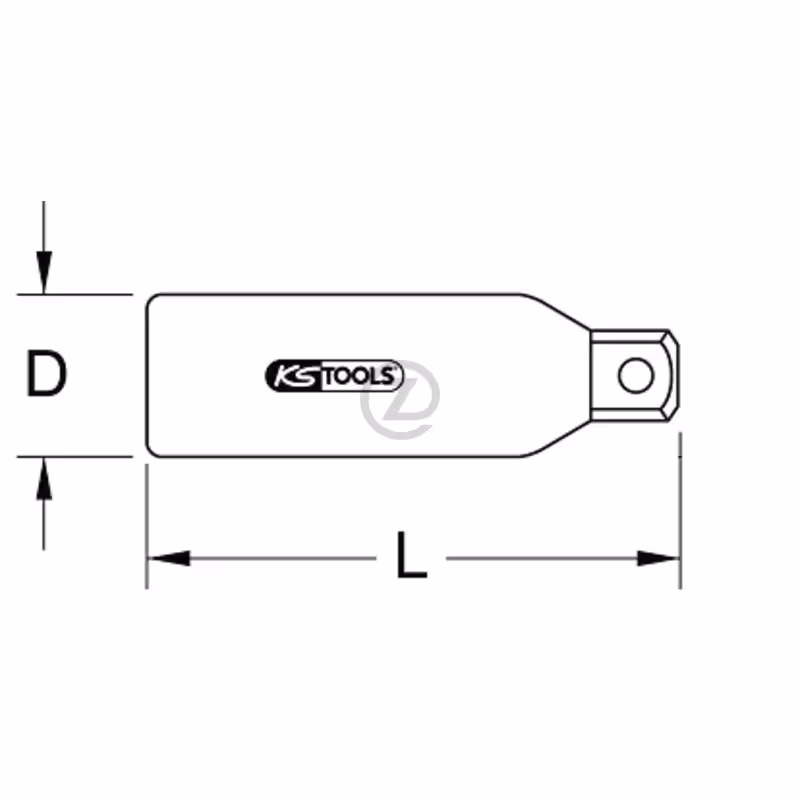 Augmentateur isolé 3/8""