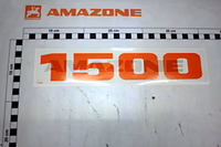 AUTOCOLLANT "1500" ORANGE H= - AMAZONE - REF 913945