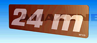 AUTOCOLLANT 24M - AMAZONE - REF MF339