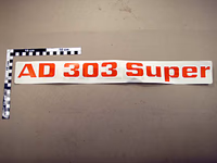 AUTOCOLLANT AD303 SUPER H=45 L=490 - AMAZONE - REF MF144
