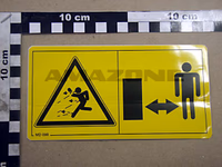 AUTOCOLLANT - AMAZONE - REF MD098