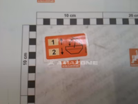 AUTOCOLLANT - AMAZONE - REF ME1028
