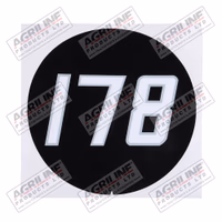 Autocollant - Badge Massey Ferguson 178