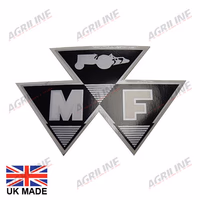 Autocollant - Badge MF 90 mm x 56 mm