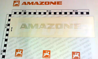 AUTOCOLLANT BLANC PROFIS L=288 H=53 - AMAZONE - REF MF798