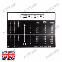 Autocollant - Changement de vitesse - Ford