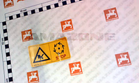 AUTOCOLLANT "COUPER"DANGER ROT.STOP - AMAZONE - REF MD075