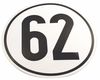 Autocollant de signalisation
