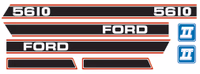 Autocollant Ford 5610 Force 2 Rouge & Noir 83952740 | Ford