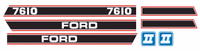 Autocollant Ford 7610 Force 2 Rouge & Noir 83952743 | Ford