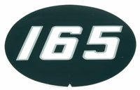 Autocollant latéral 165 1866946M1 adaptable Massey Ferguson