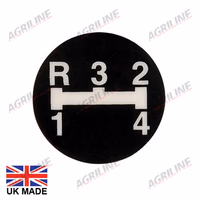 Autocollant - Levier de vitesse 1-2-3-4-R - Ford