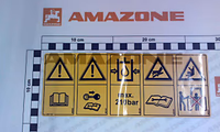 AUTOCOLLANT MD095 MD096 MD097 MD102 - AMAZONE - REF MD151