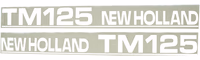 Autocollant New Holland TM125 - Set Old Type 82016100 | Ford