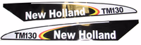Autocollant New Holland TM130 - Set Early Type Blac 82030892 | Ford