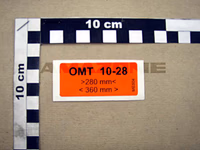 AUTOCOLLANT OMT 10-28 280-360 - AMAZONE - REF ME504