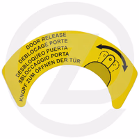 Autocollant ref 46898 adaptable Merlo