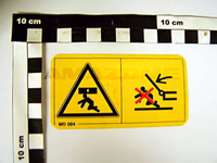 AUTOCOLLANT RISQUE BLESSURE... - AMAZONE - REF MD084