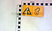 AUTOCOLLANT "SECURITE" - AMAZONE - REF MD106