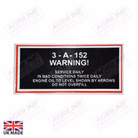 Autocollant - Service quotidien - Massey Ferguson