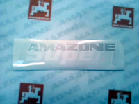 AUTOCOLLANT "SUPER" BLANC - AMAZONE - REF MF1628