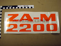 AUTOCOLLANT ZA-M 2200 - AMAZONE - REF MF363