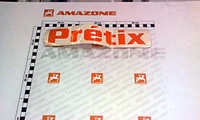 AUTOCOLLANT ZA-M"PRETIX"L=258 H=47 - AMAZONE - REF MF457