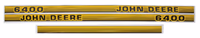 Autocollants "John Deere 6400"