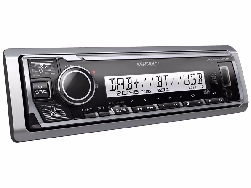 Autoradio - Alexa | DAB | Bluetooth | Châssis court | iPod-iPhone | USB | Receiver (KMR-M508DAB)