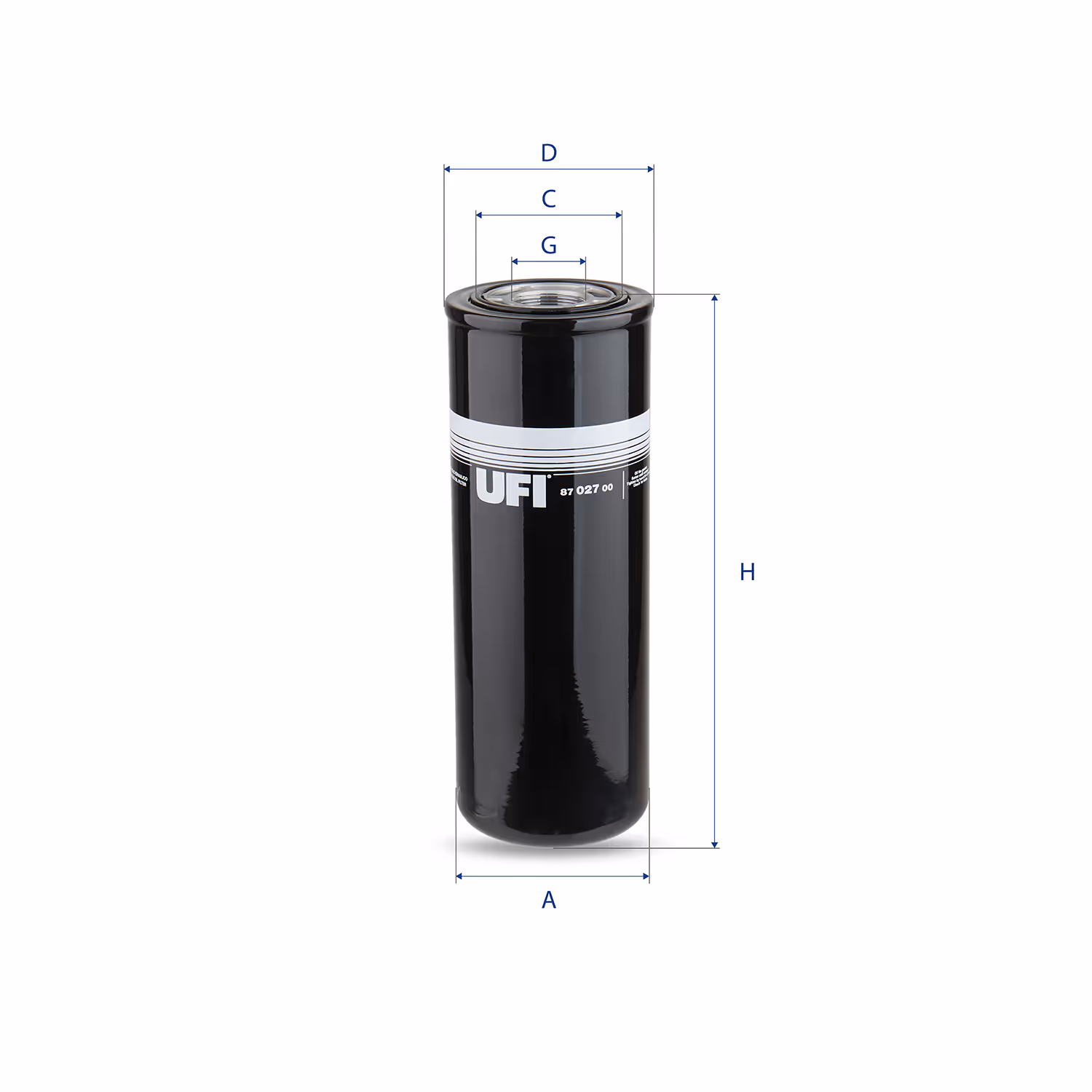 AUTRES FILTRES, ? VISSER 87.027.00 - UFI