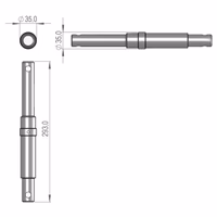 AXE D'ATTELAGE SUPERIEUR SIP413020280